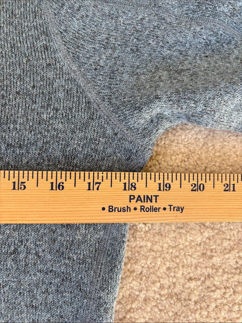 Patagonia Better Sweater 1/4 Zip Rare Heather Blue Pullover Layer Warmth Women S - Picture 9 of 12